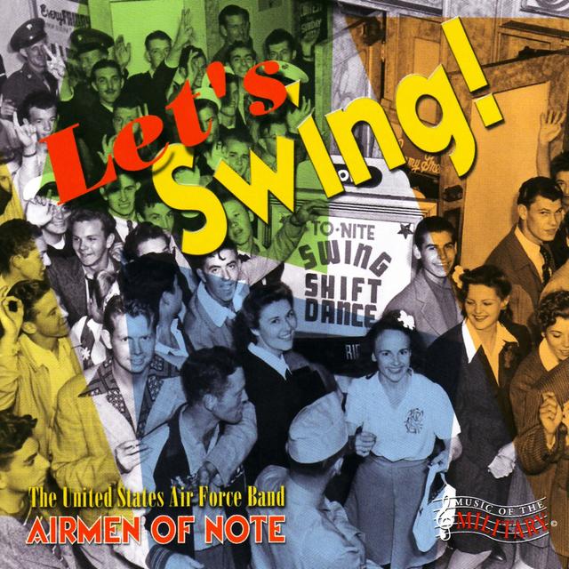 Album cover art for Let's Swing