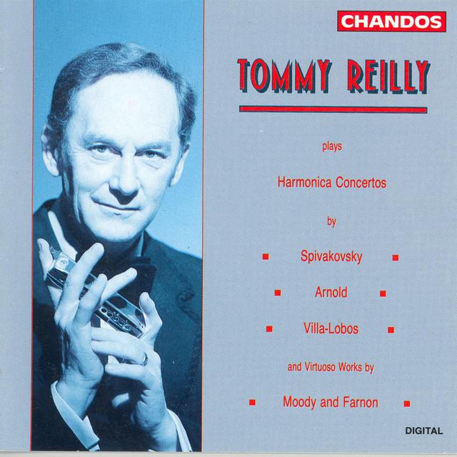 Album cover art for Concertos Pour Harmonica & Orchestre De Spivakovsky, Arnold, Villa-Lobos, Moody...
