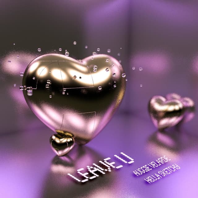 Album cover art for leave u