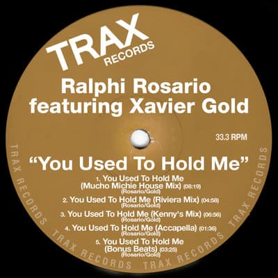 Album cover art for You Used To Hold Me