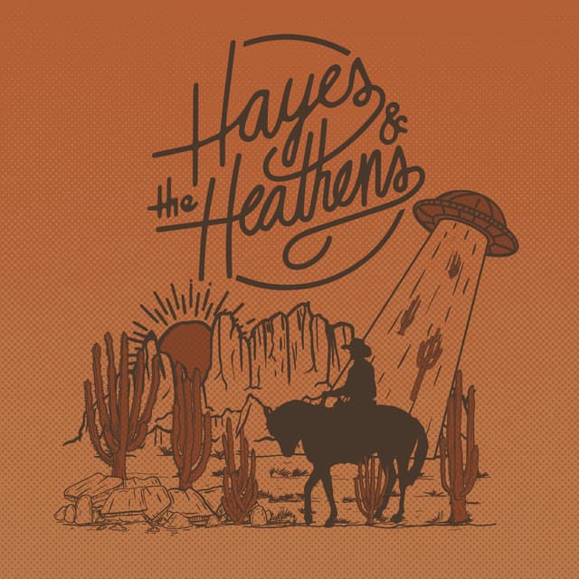 Album cover art for Hayes & The Heathens