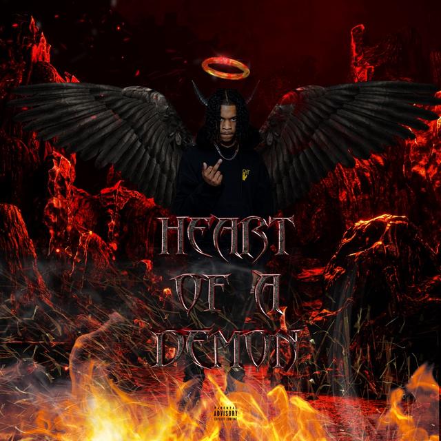 Album cover art for HEART OF A DEMON