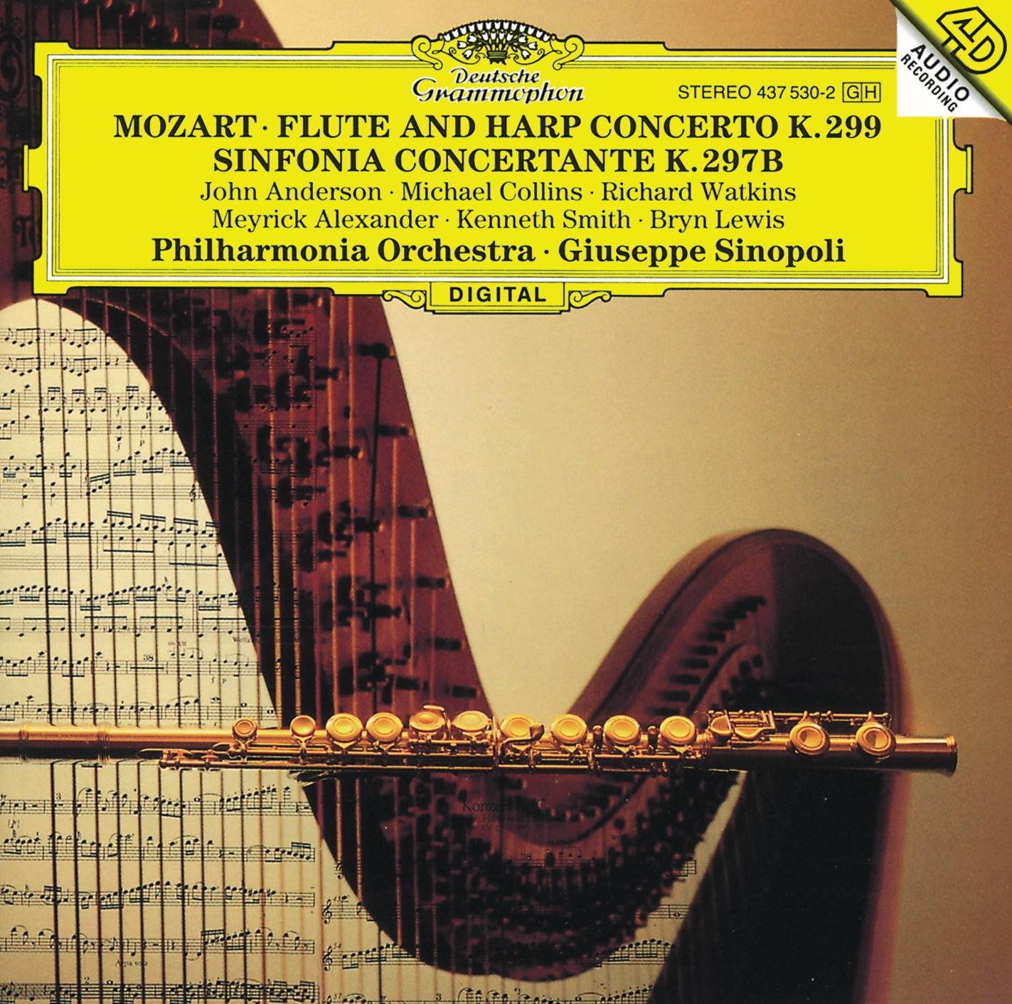 Mozart: Flute & Harp Concerto K.299; Sinfonia Concertante K.297b