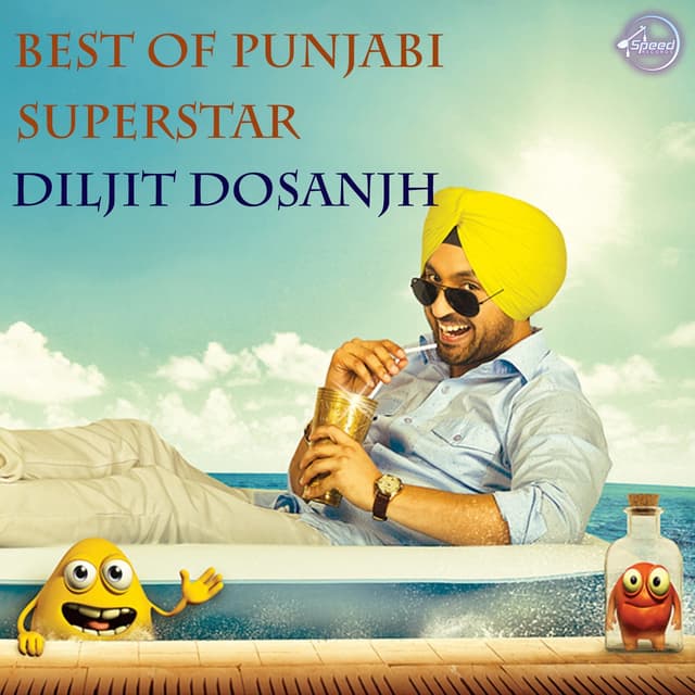 Album cover art for Best of Punjabi Superstar Diljit Dosanjh