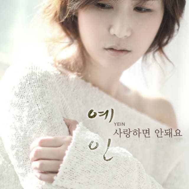 Album cover art for 사랑하면 안돼요