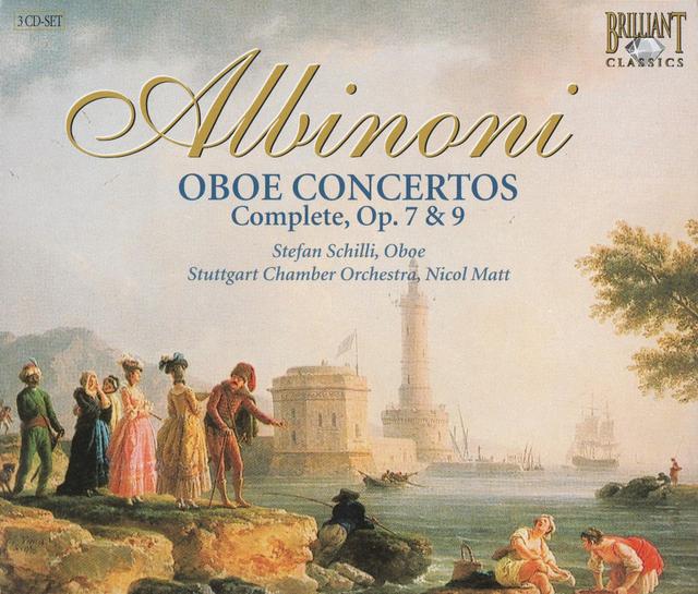 Album cover art for Oboe Concertos Complete, Op. 7 & 9