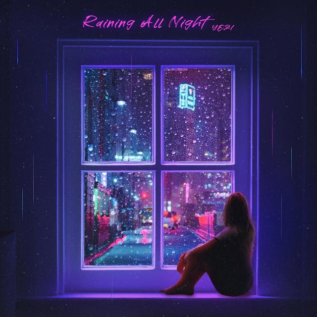 Album cover art for Raining All Night