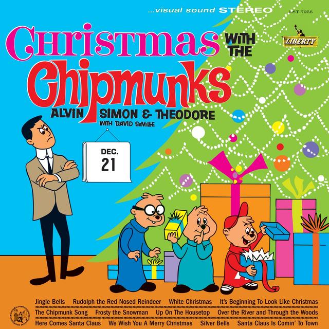 Album cover art for Christmas with The Chipmunks