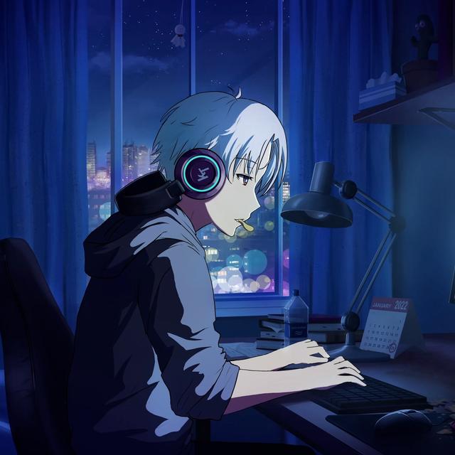 Album cover art for Anime & Sleep