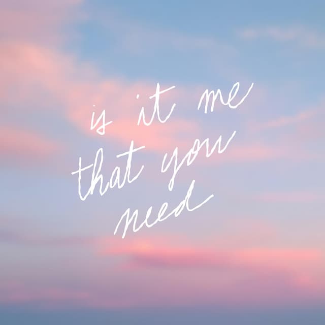 Album cover art for Is It Me That You Need