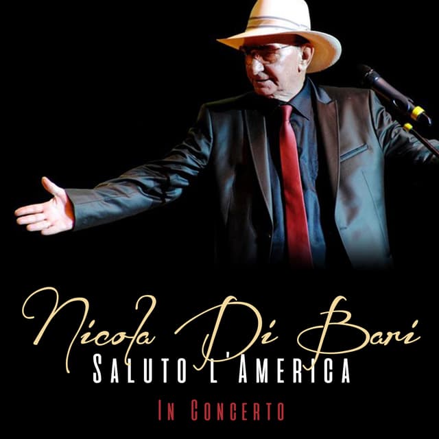Album cover art for Nicola Di Bari: Saluto L'America