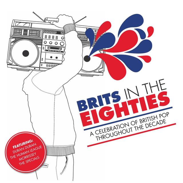 Album cover art for Brits In The 80s