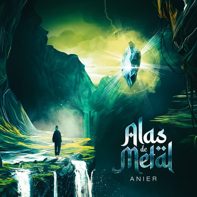 Album cover art for Alas de metal