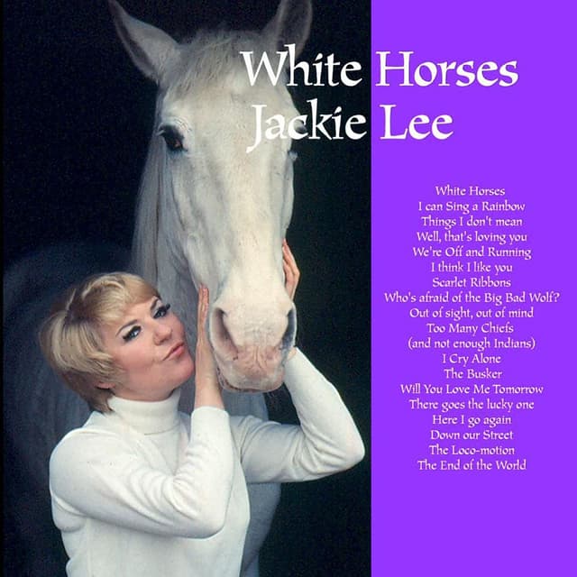 Album cover art for White Horses