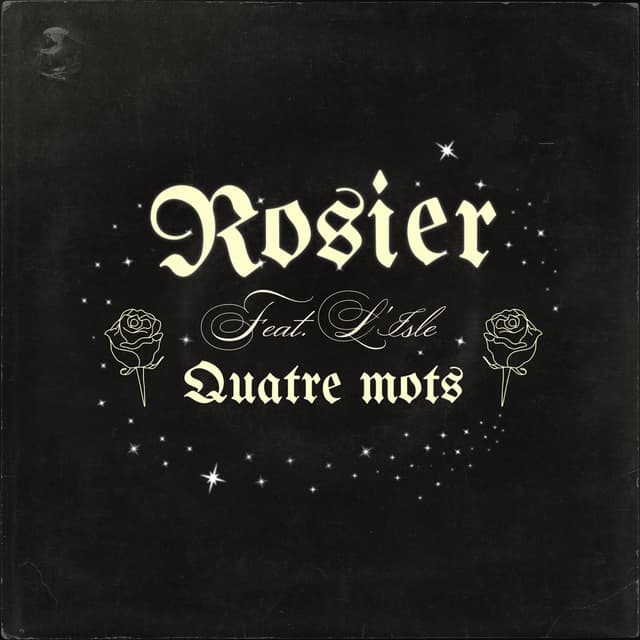 Album cover art for Quatre mots (feat. L’Isle) - Single