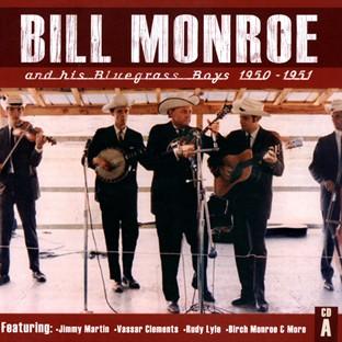 Album cover art for Bill Monroe and His Bluegrass Boys 1950-1958