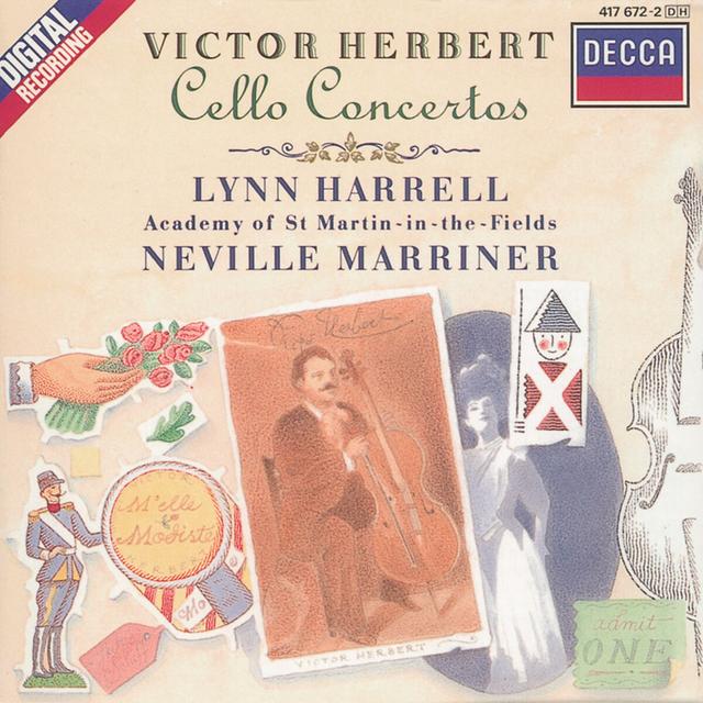Album cover art for Herbert: Cello Concertos