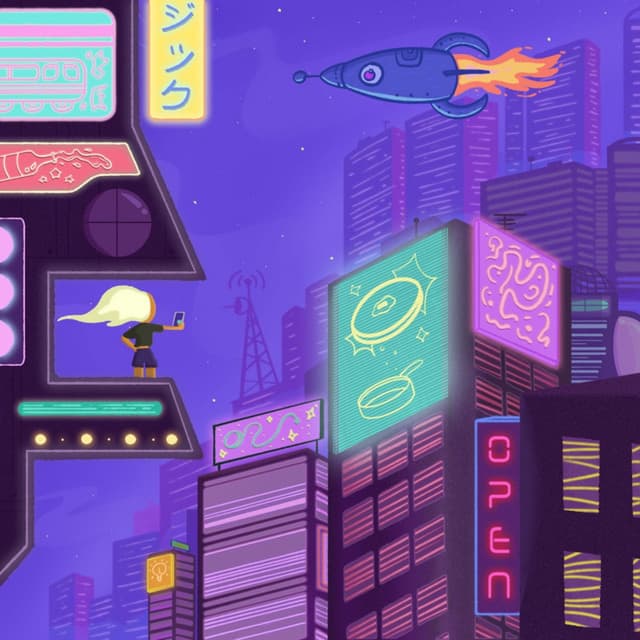 Album cover art for Orbit City EP