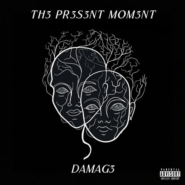 Album cover art for TH3 PR3S3NT MOM3NT