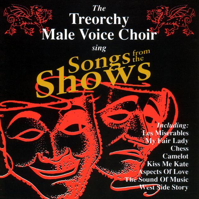Album cover art for The Treorchy Male Voice Choir Sing Songs From The Shows
