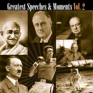 Album cover art for Greatest Speeches & Moments Vol. 2