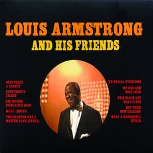 Album cover art for Louis Armstrong and His Friends