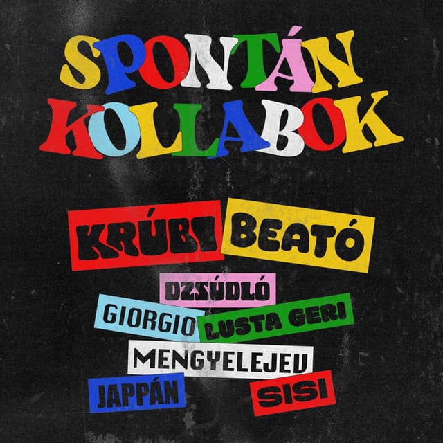 Album cover art for Spontán Kollabok