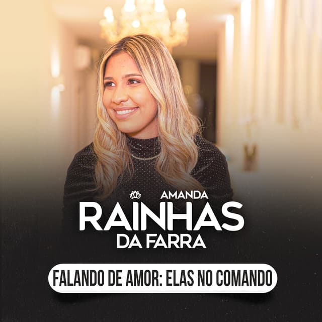 Album cover art for Falando de Amor: Elas no Comando