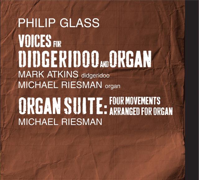 Album cover art for Glass: Voices For Didgeridoo And Organ