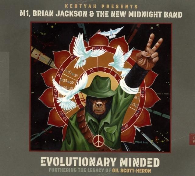 Album cover art for Evolutionary Minded: Furthering the Legacy of Gil Scott‐Heron