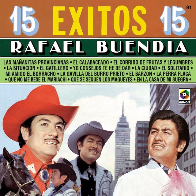 Album cover art for 15 éxitos