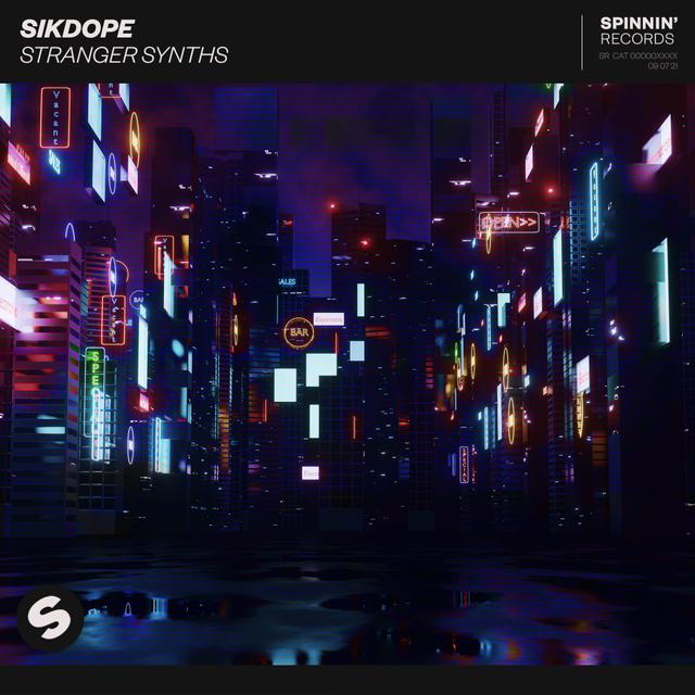 Album cover art for Stranger Synths