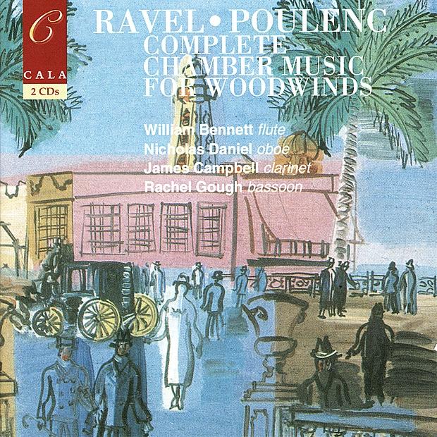 Album cover art for French Chamber Music for Woodwinds Volume Two: Ravel & Poulenc