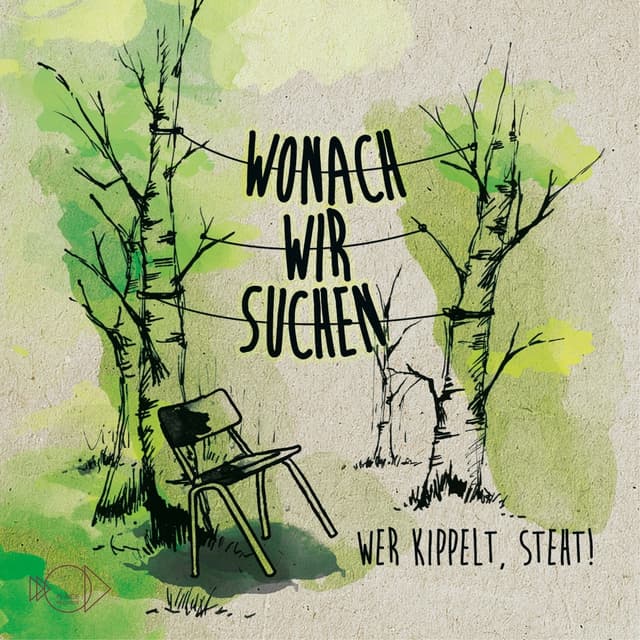 Album cover art for Wer kippelt, steht