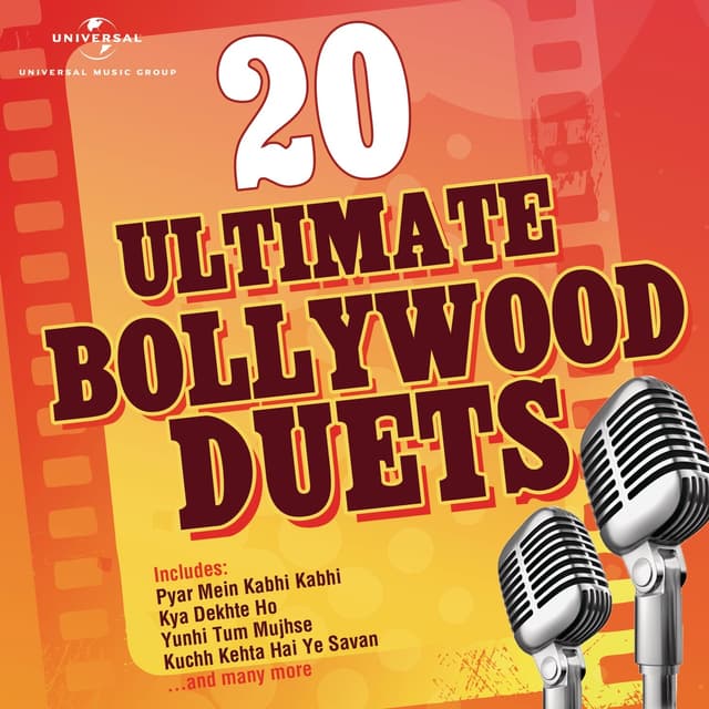 Album cover art for 20 Ultimate Bollywood Duets