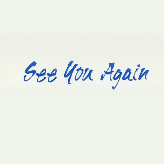 Album cover art for See You Again