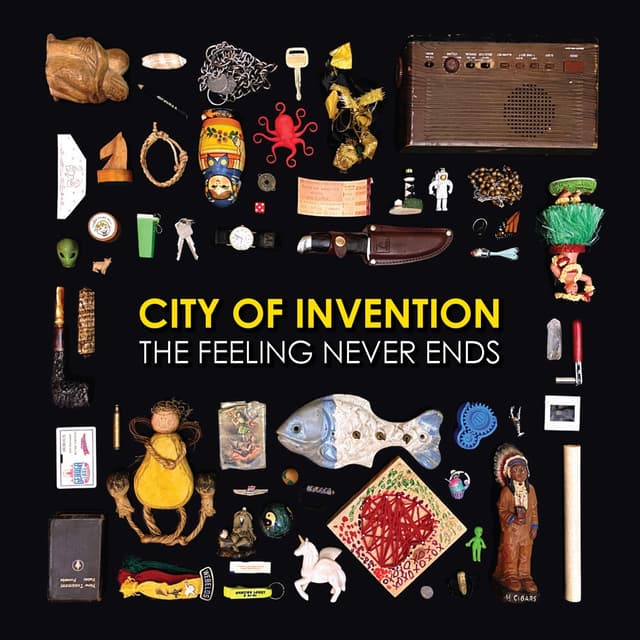 Album cover art for The Feeling Never Ends