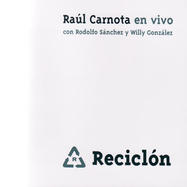 Album cover art for Reciclón