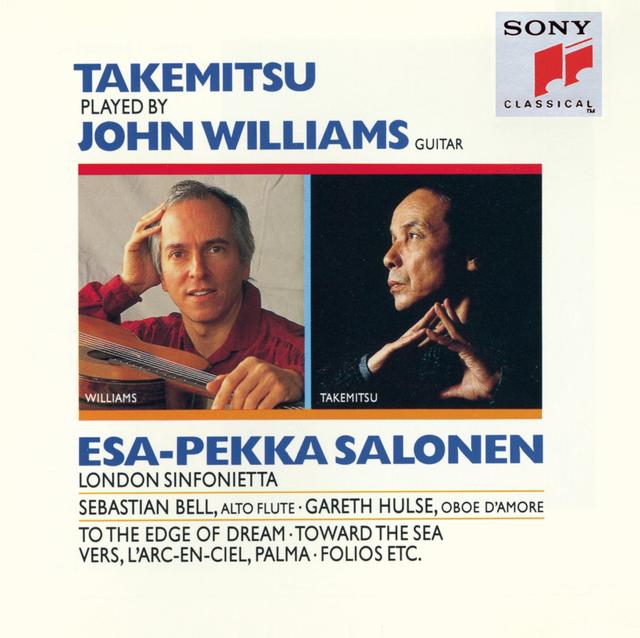 Album cover art for Takemitsu Playes By John Williams