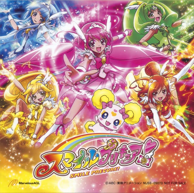 Album cover art for Let's go! Smile PreCure!/ED:Yeah! Yeah! Yeah!