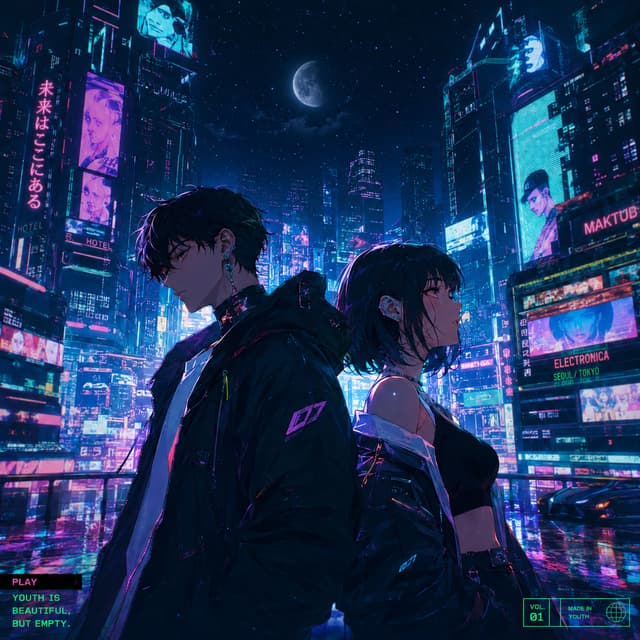 Album cover art for 청춘의 일렉트로니카 ❍ 青春のエレクトロニカ (the Electronica of Youth)