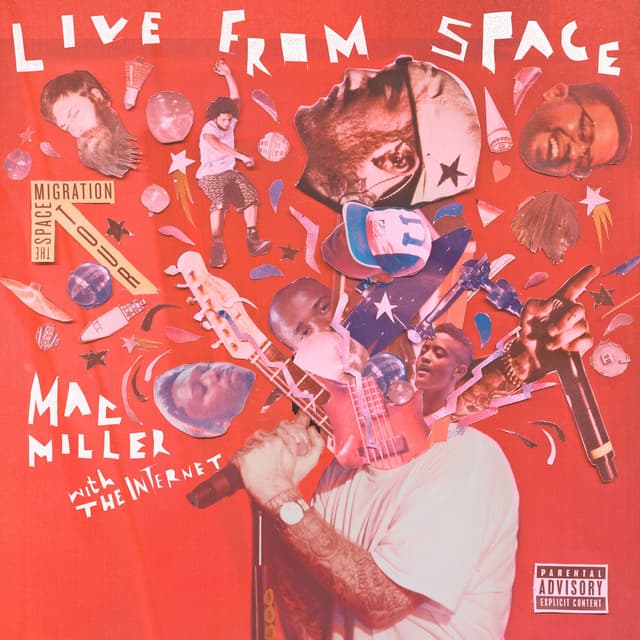 Album cover art for Live from Space