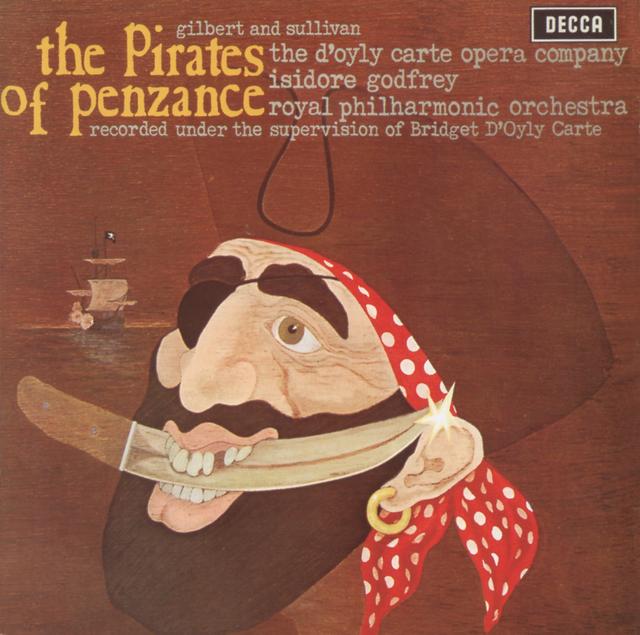 Album cover art for Gilbert & Sullivan : The Pirates Of Penzance