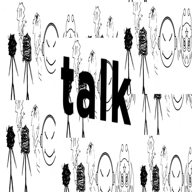 Album cover art for talk
