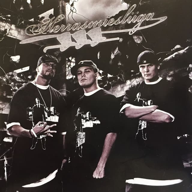 Album cover art for Herrasmiesliiga