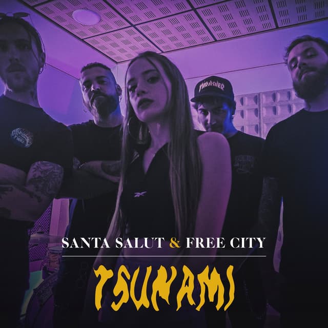Album cover art for Tsunami