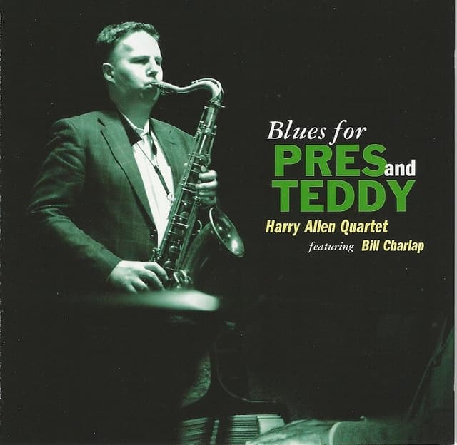 Album cover art for Blues for Pres and Teddy