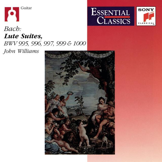 Album cover art for Bach : Lute Suites BWV 995, 996, 997, 999 & 1000
