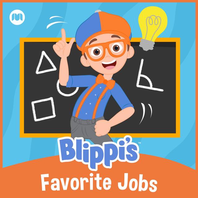 Album cover art for Blippi’s Favorite Jobs