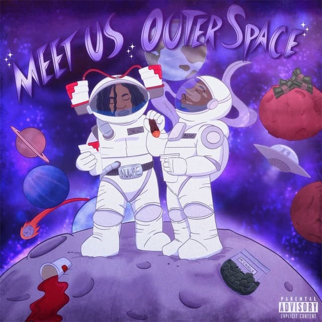 Album cover art for Meet Us Outer Space
